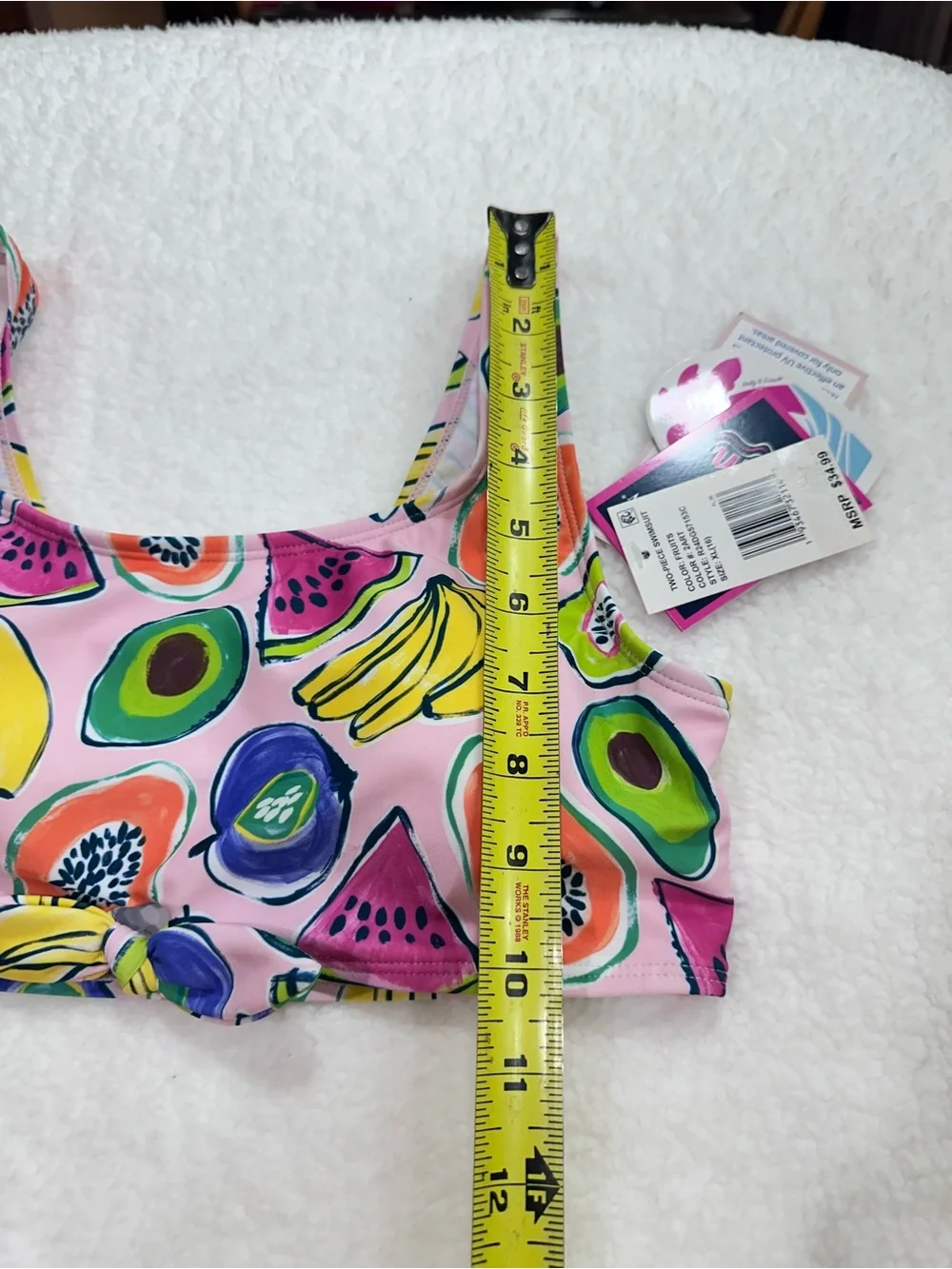 Girl’s Colorful Fruit Print Bikini Set